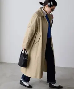 forksy. ベージュ トレンチコート