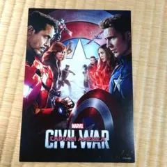 シビル・ウォー　キャプテンアメリカ　入場特典　ポストカード