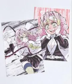鬼滅の刃 甘露寺蜜璃 全集中展幕間画ポストカード