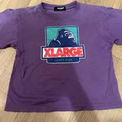 XLARGE KIDS ゴリラプリント Tシャツ 紫　100