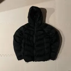 【今期大注目❗️】columbia マウンテンパーカーLブラック ドロコード付き