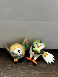 ポケモンミニフィギュア モクロー、フクスロー