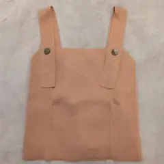 リブニット タンクトップ ピンク Fのサムネイル