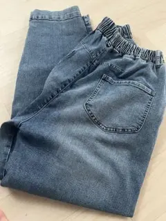 ウエストゴム インディゴ デニムパンツ