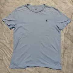 ポロ　ラルフローレン　polo RalphLauren 水色　灰色　Tシャツ