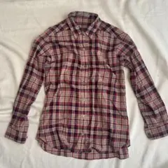 セオリー theory luxe チェックシャツ 日本製　長袖セオリーリュクス