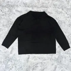 00's vintage スキッパーニット ブラック アーカイブ グランジのサムネイル