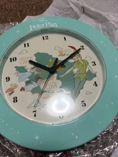 ディズニー ピーターパン 掛け時計 ディズニーストアクラブ 非売品 ティンク
