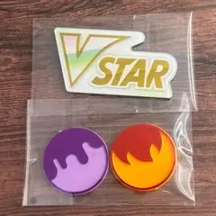 【海外公式限定】状態異常 アクリルマーカー & Vstar マーカー 毒火傷PHのサムネイル