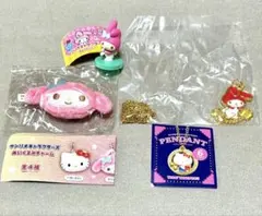 マイメロディ　ペンダントコレクション　ぬいぐるみチャーム　フィギュア2個
