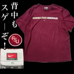 プチヴィンテージNIKE★フロリダ州立大学★カレッジ★チームタグ★センターロゴ