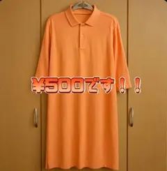 ASHWORTH メンズ ポロシャツ オレンジ アメリカ古着のサムネイル