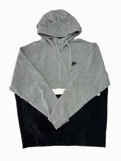 NIKE フード付きトレーナー ブラック/グレー