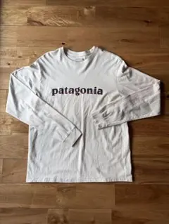 【中古品】patagonia 長袖カットソー ホワイトM