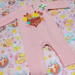 最終価格:★ルルロロ 80 ロンパース キルト☆長袖 カバーオール ベビー★