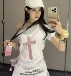 shein半袖 トップス ホワイトのサムネイル
