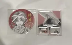 銀魂展　コレクション缶バッジ　アクリルフィギュアコレクション　神威　阿伏兎