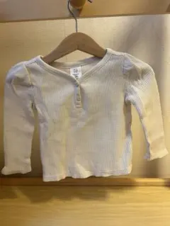 GAP アイボリー 長袖Tシャツ 12-18ヶ月