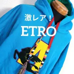 el20 ETRO エトロ フーディ ペガサス ビッグロゴ メンズLL相当