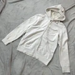 ★a1280 UNIQLO【M】フード付き フルジップアップ パーカー メンズ
