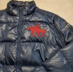 U.S. POLO ASSN. ダウンジャケットネイビー　LL　XLダウン80%