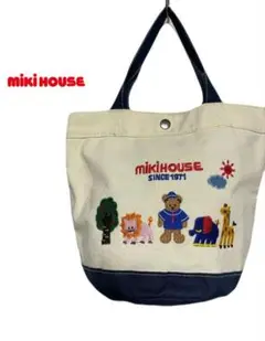 新品未使用ノベルティミッキーマウスMiki House動物刺繍トートバッグ送料込