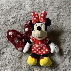 ミニーちゃん ぬいぐるみバッジ ヘアゴム