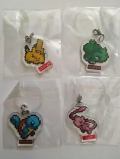 ポケモン ペットボトルチャーム 4点