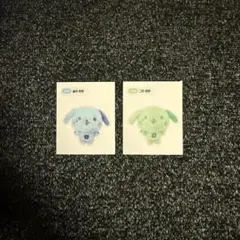 nctwish color popup ステッカー リョンリョン 青 緑