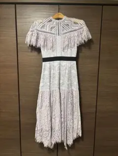 snidel 薄紫色レースワンピース