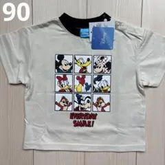 【ディズニー】ミッキー キャラクター Tシャツ 90