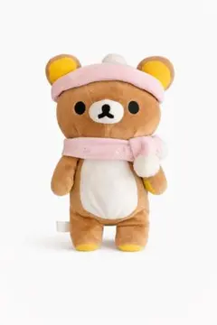 リラックマ セブンイレブン限定　ピンクスノーウインター　ぬいぐるみ