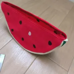 ハンドメイド】スイカ柄ポーチ ワケあり | Mercari