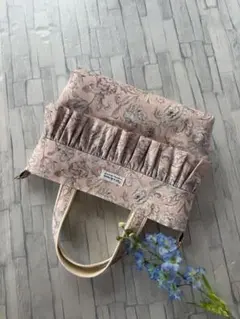 フリー出品 トリプルフリルトート アレキサンダーマーブル シャドウ