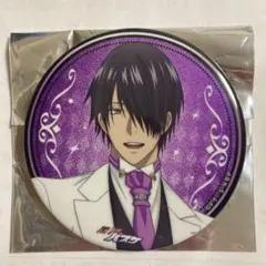 黒子のバスケ　氷室辰也GiGOコラボカフェ缶バッチ　白スーツver.