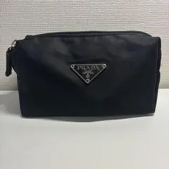 PRADA プラダ ナイロン ポーチ ブラックのサムネイル