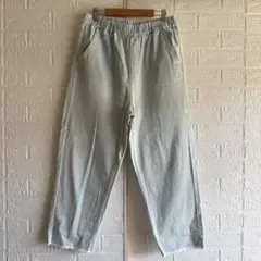 サマンサモスモス【L-XL相当】綿100% ゆるダボ／イージーデニムパンツ