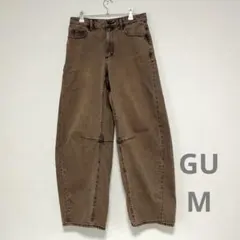 GU バレルレッグジーンズ　Mサイズ
