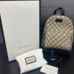 GUCCI GGスプリーム ビー バックパック