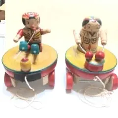 レトロ木地玩具 / 蔦ふみお】つたふみお こけし 民芸品 昭和レトロ