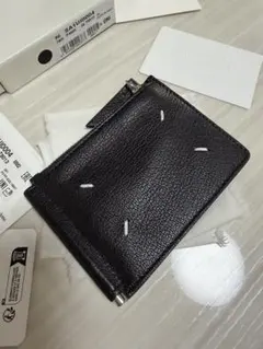 Maison Margieir ブラックレザー マネークリップ