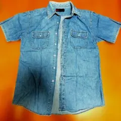 EDWIN デニムシャツ Lサイズ フロントポケット付き