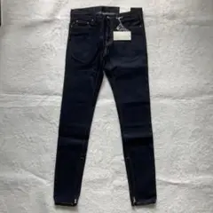 ✨新品✨ mnml ミニマル 濃紺　裾ジップ　スキニーデニム　30インチ
