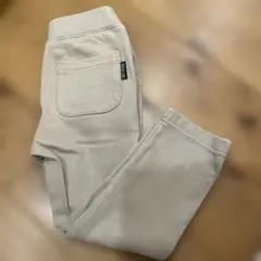 ベージュ ロングパンツ ポケット付き