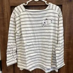 スタジオクリップ　ムーミンコラボ　ボーダー　ボートネック　ユニクロ好きにも