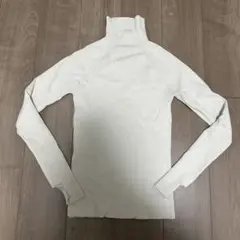 MOUSSY M_ エムアンダーバー ハイネックニット アイボリーのサムネイル