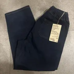 ルーズフィットパンツ 130 ダークネイビー　無印