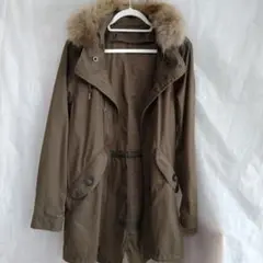 バックナンバー　モッズコート　ミリタリー　BACK NUMBER　メンズ　カーキ