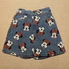 【新品未使用】ミニー　デニムハーフパンツ　95cm 90cm ディズニー