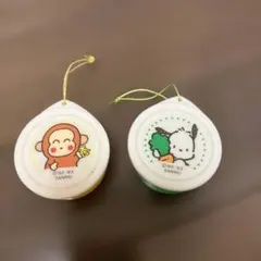 サンリオ マスコット ミニケース ポチャッコ　おさるのもんきち